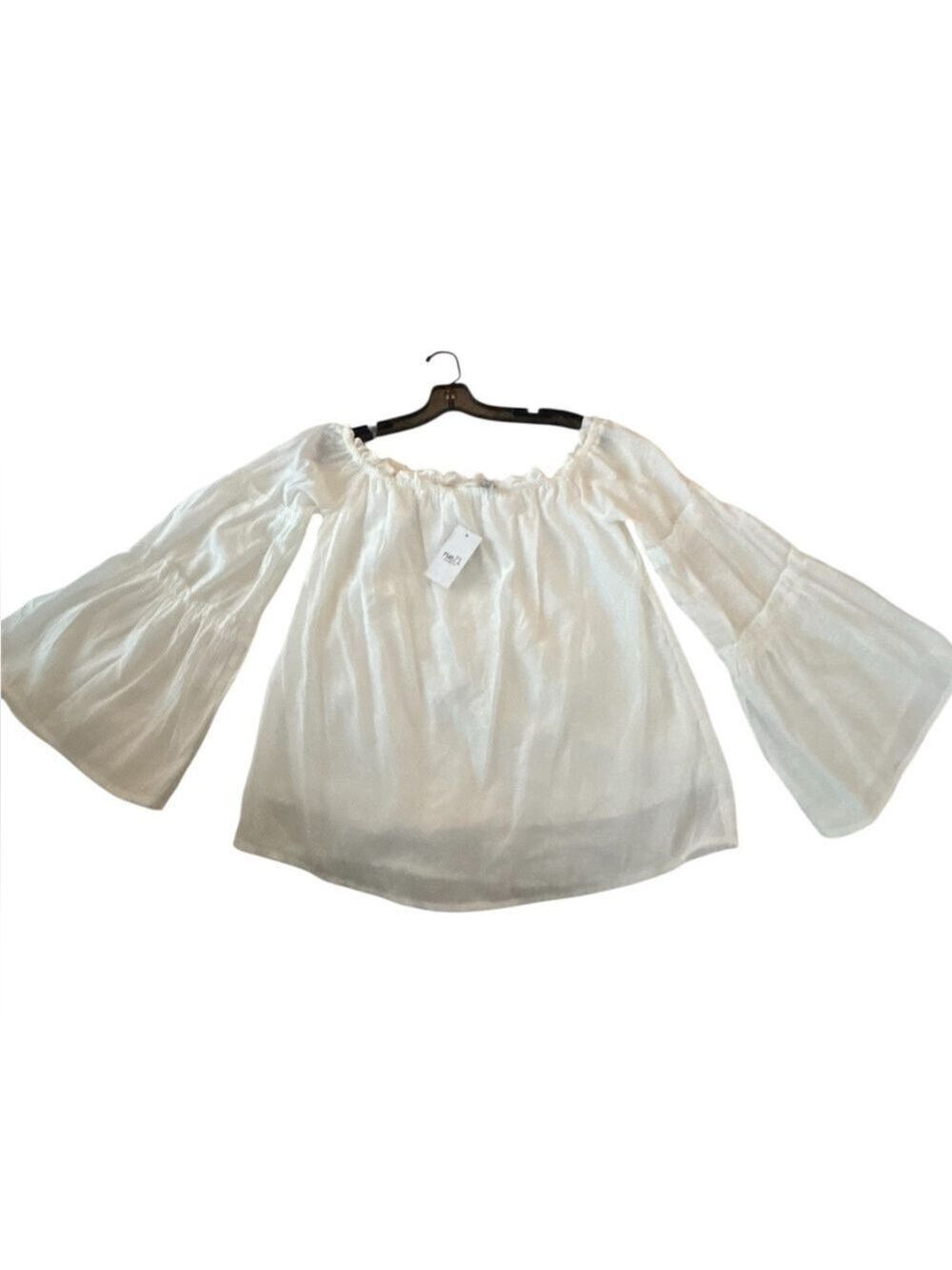 NWT-Rue21 Women's Off Shoulder Blouse - Picture 4 of 11